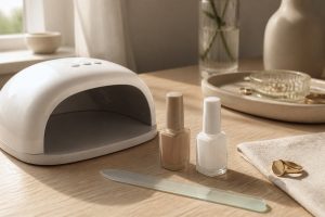 How to Do Minimalist Gel Nails With Just 2 Polish Shades 8 featured 4844